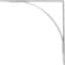 Ekena Millwork Morris Steel Bracket, Hammered White 3"W x 22"D x 22"H BKTM03X22X22MOHWH - alternate 7